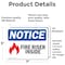 Signmission Fire Riser Inside Sign, Vinyl Decal, 7in W x 5in L, 2PK OS-2PACK-NS-D-57-L-12649 - alternate 2